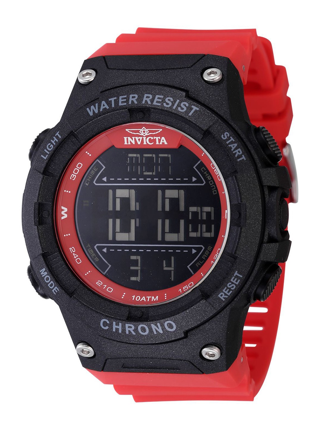 

Invicta Men Racing Dial & Straps Digital Watch 47528, Red
