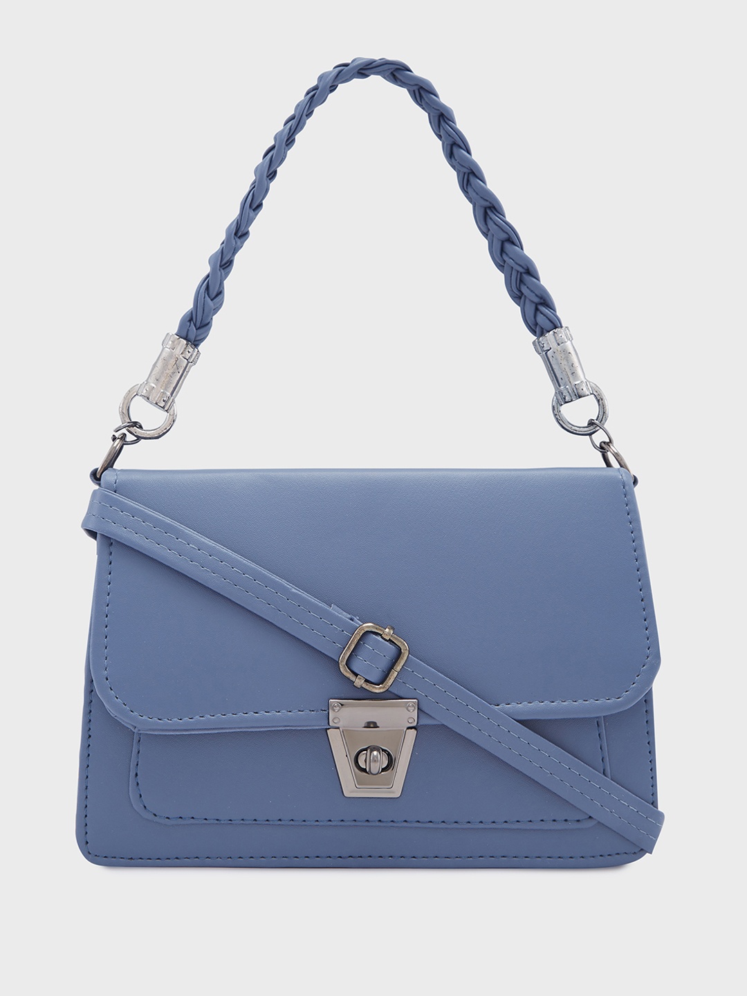 

Caprese Structured Satchel Bag, Blue