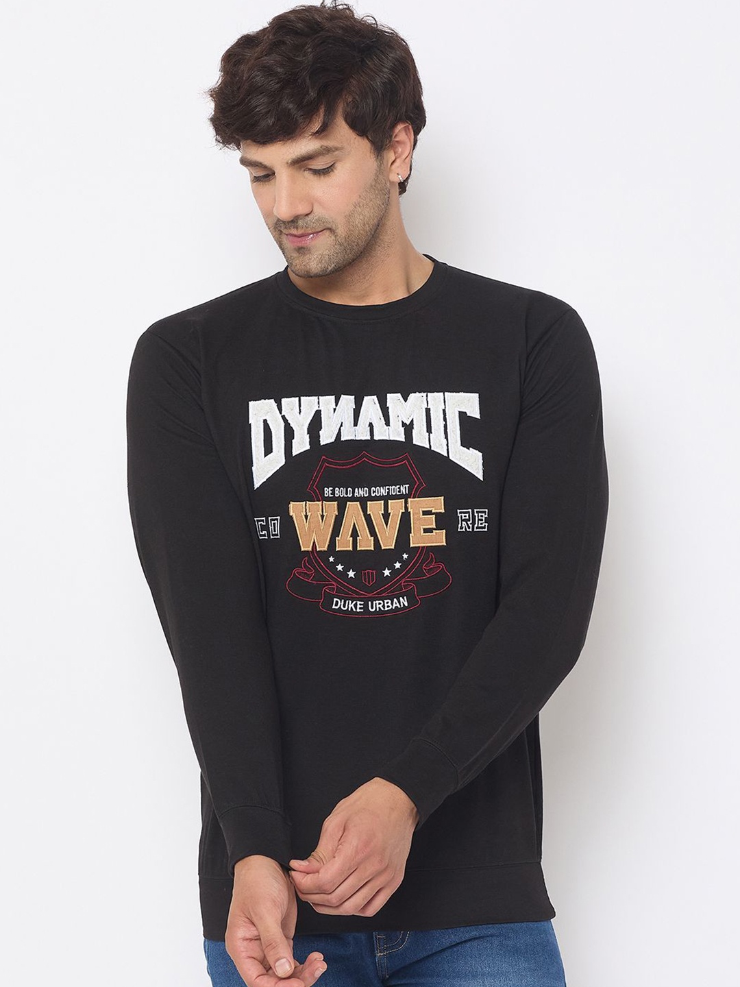 

Duke Men Printed Sweatshirt, Black