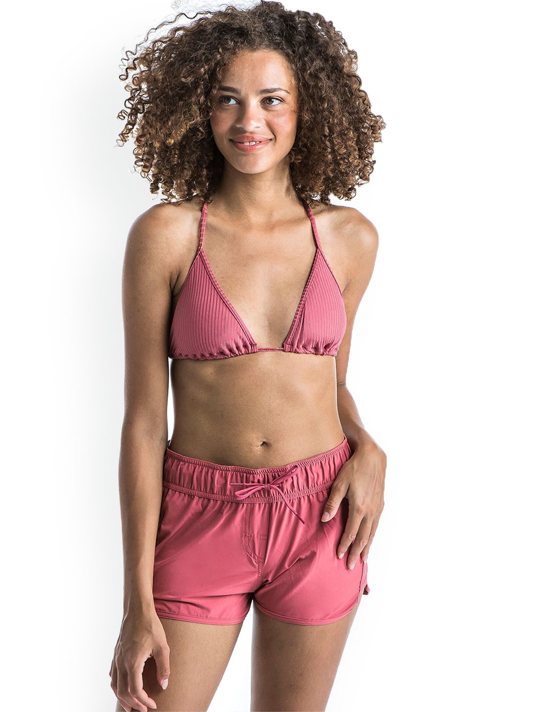 

OLAIAN By Decathlon Women Solid Swim Bottoms, Pink