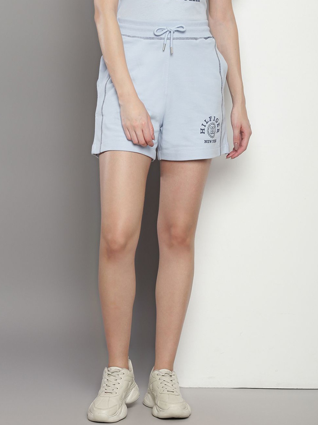 

Tommy Hilfiger Women Cotton Regular Fit Shorts, Blue
