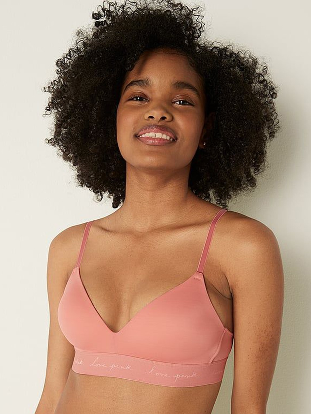 

Victoria's Secret Medium Coverage Lightly Padded Everyday Bra, Pink