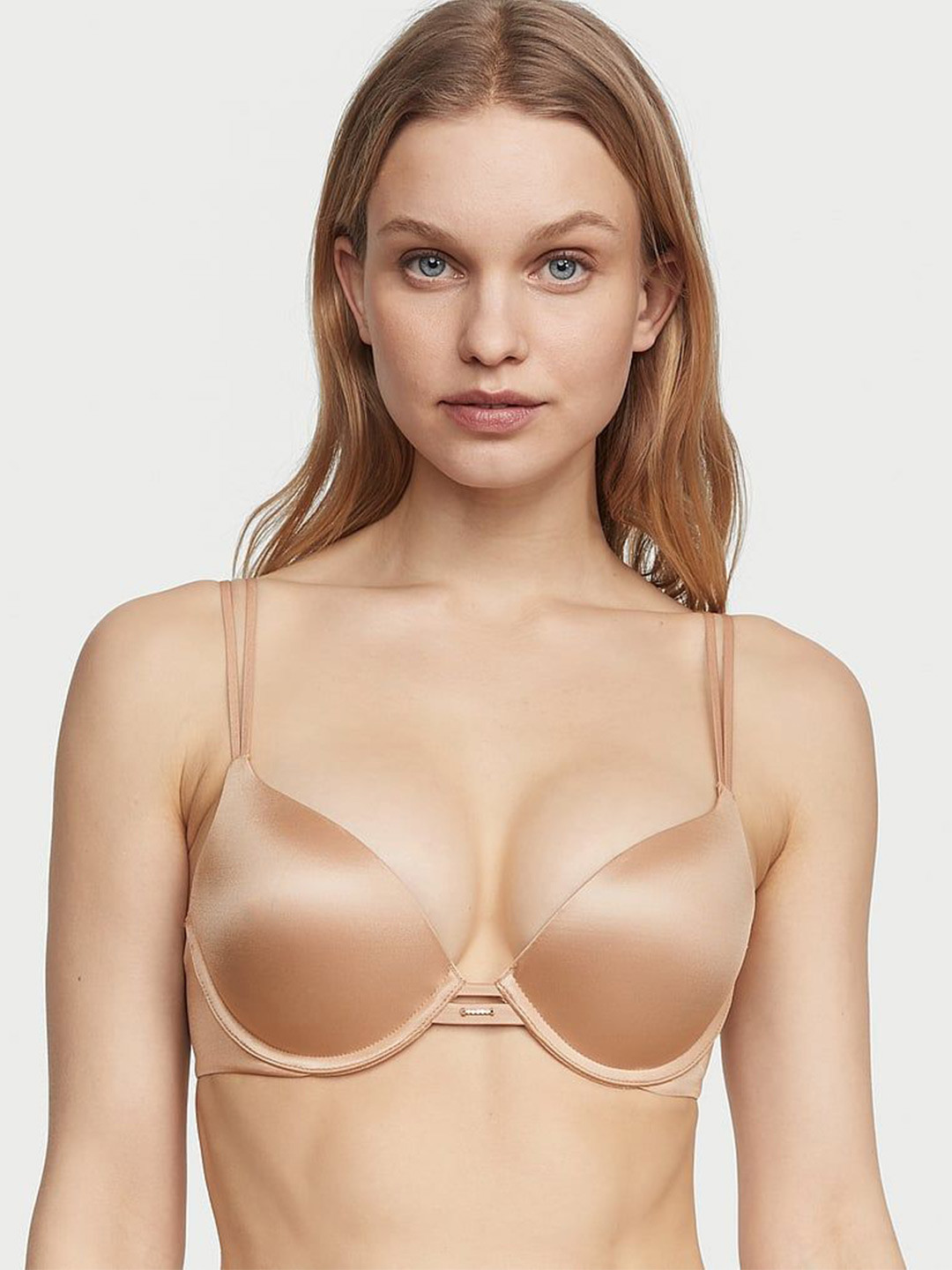 

Victoria's Secret Medium Coverage Underwired Lightly Padded Bra, Beige