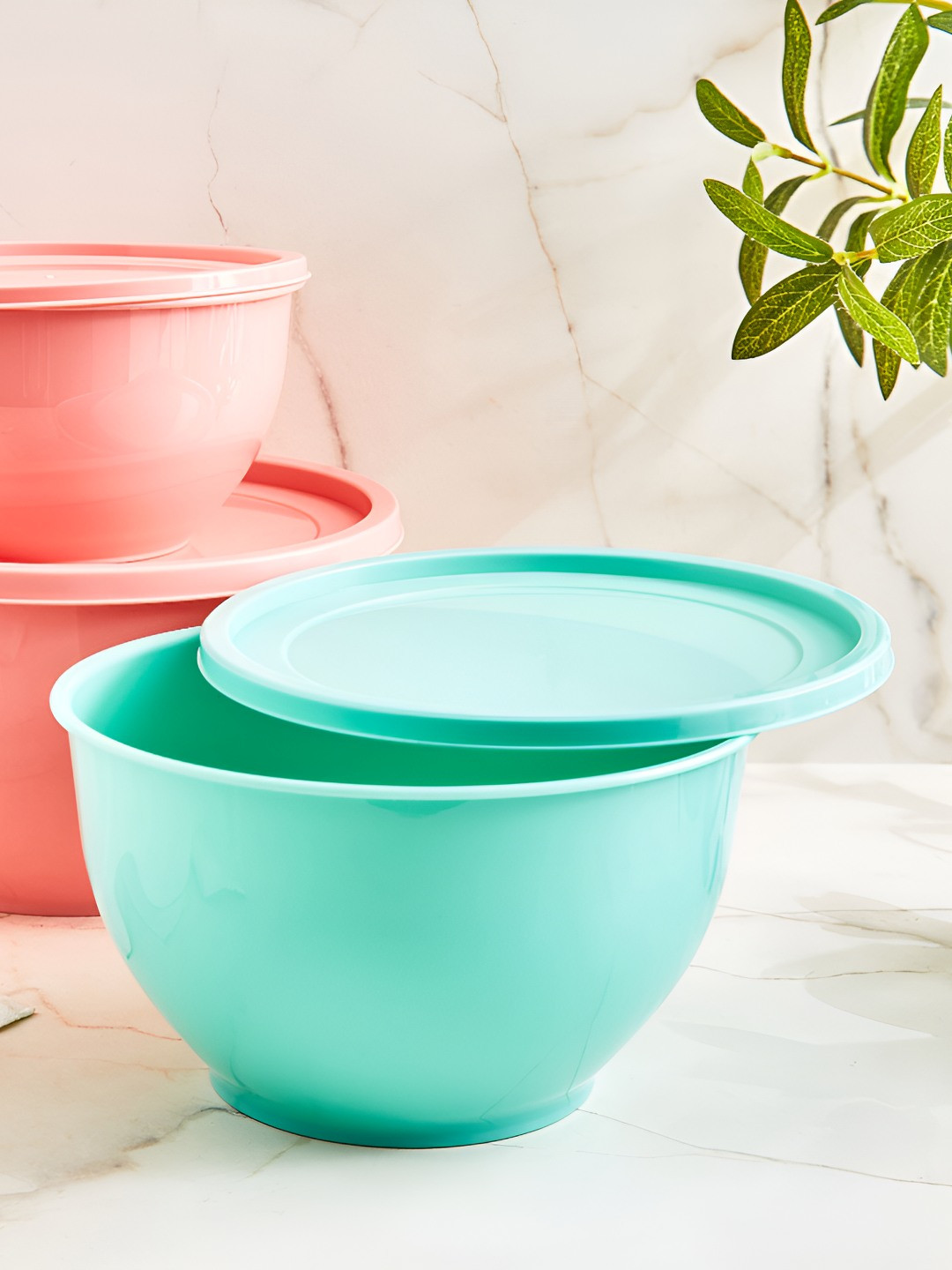 

Home Centre Pink 2024 3 Pieces Plastic Dip Bowl