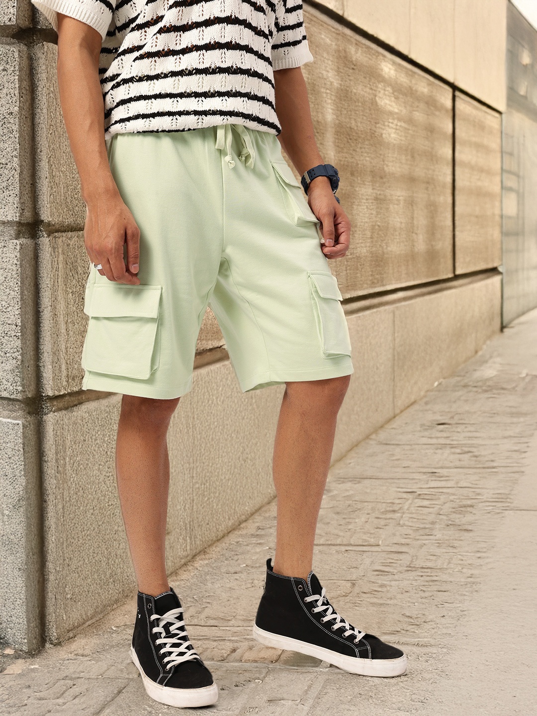 

Kook N Keech Men Trendy & Timeless Cargo Shorts, Green