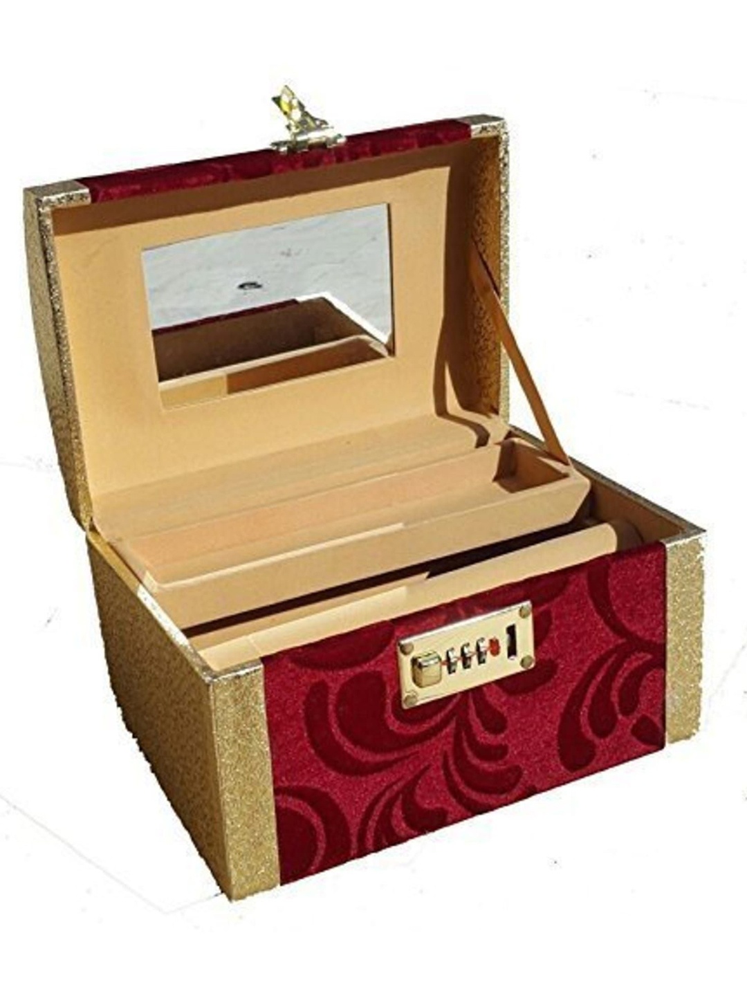 

Kuber Industries Maroon Wooden Bangle Organisers