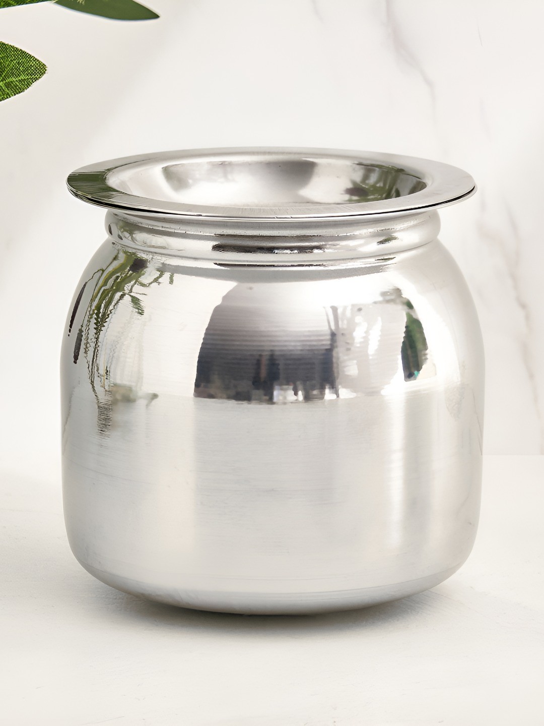 

Home Centre Corsica Aresco Stainless Steel Ghee Pot - 230ml, Silver