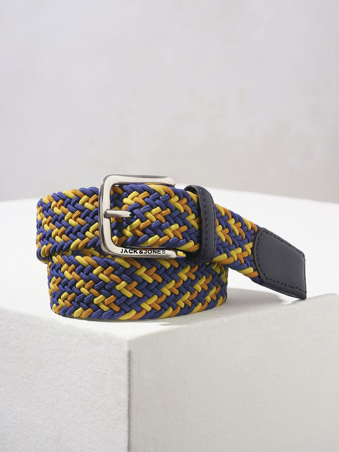 

Jack & Jones Junior Boys Braided Belt, Blue