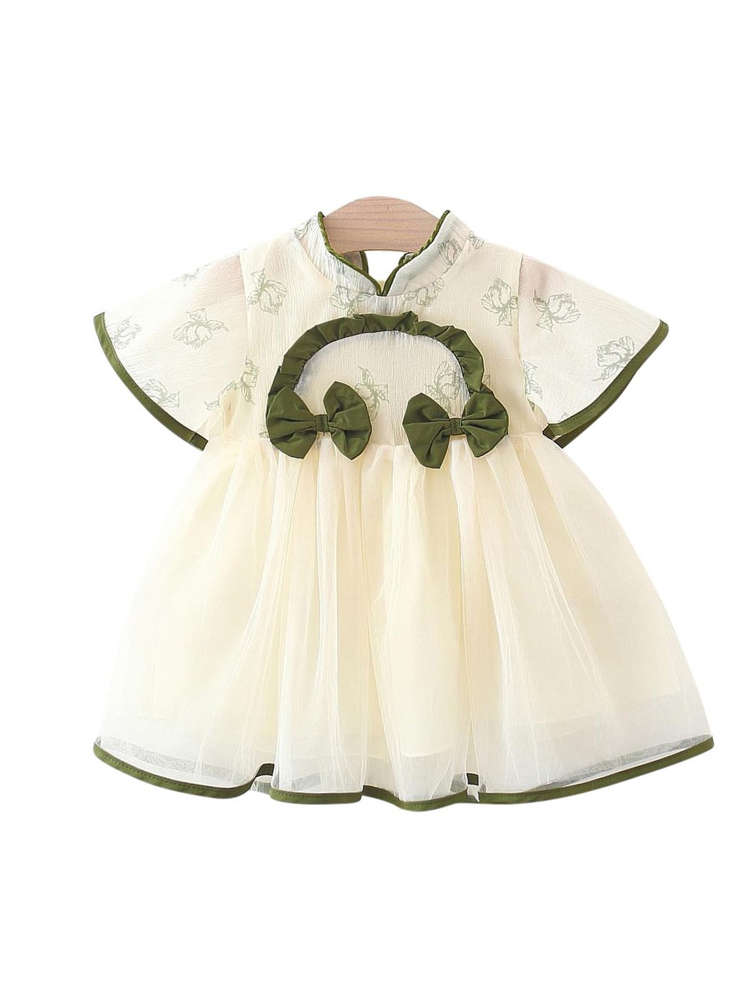 

StyleCast x Revolte Girls Printed Fit and Flare Dress, Cream