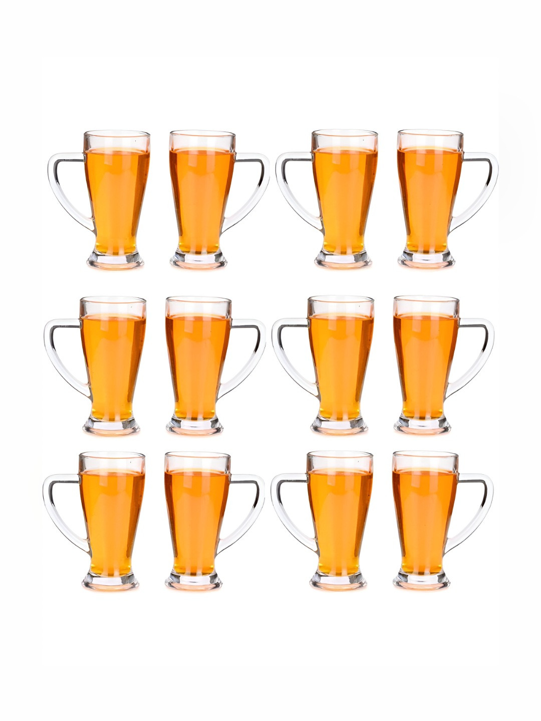 

1ST TIME Transparent 12 Pieces Glass Dishwasher Safe Bar Glasses