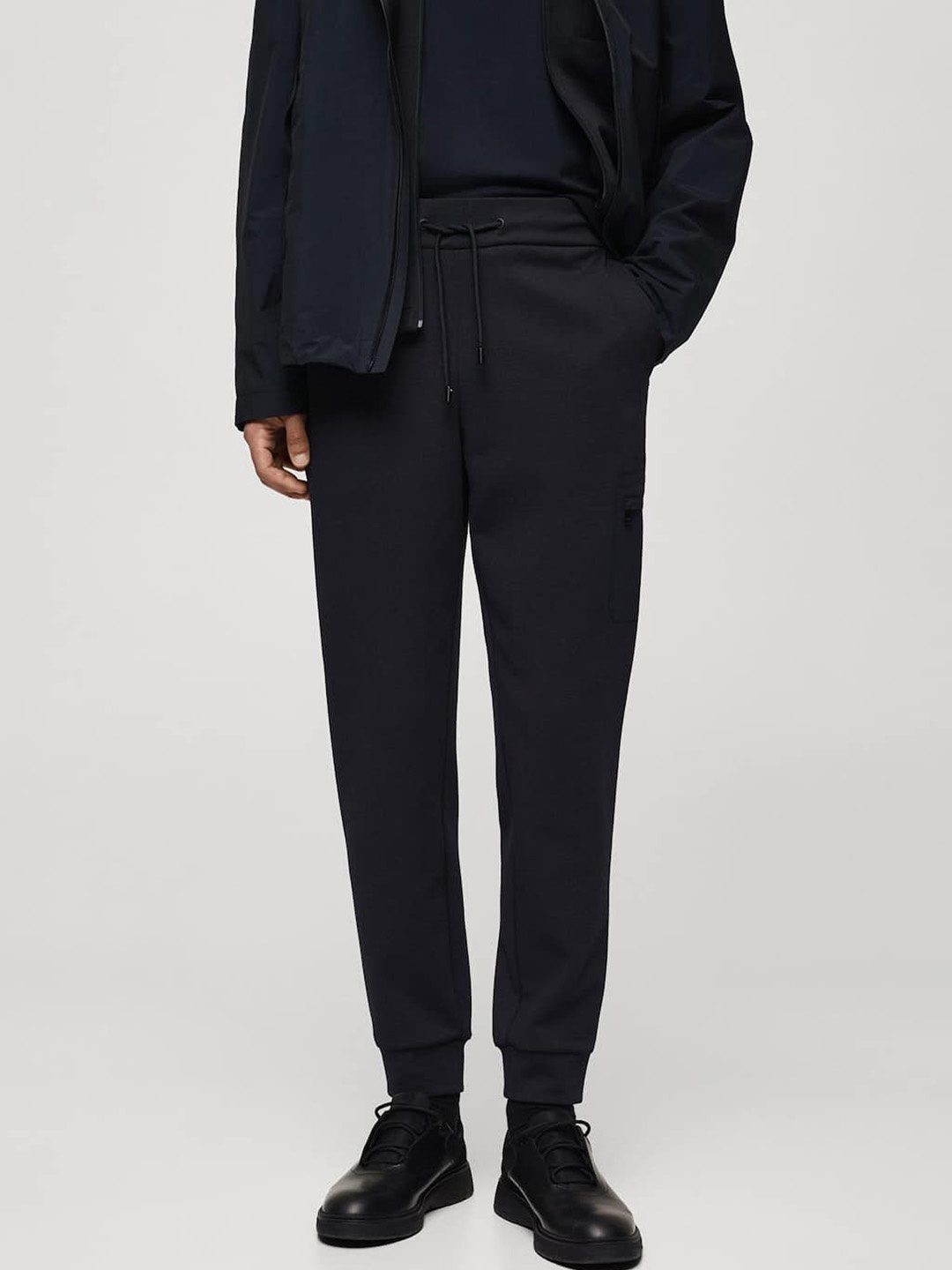 

MANGO MAN Performance Jogger Trousers with Anti-Odour Technology, Navy blue