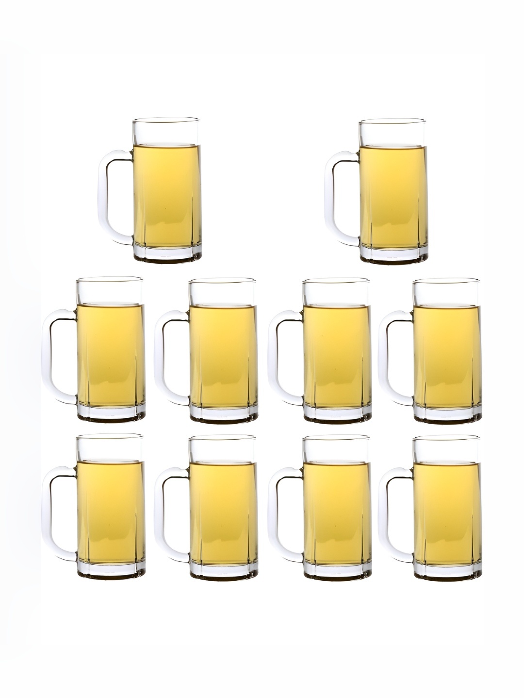 

1ST TIME Transparent 10 Pieces Glass Dishwasher Safe Bar Glasses