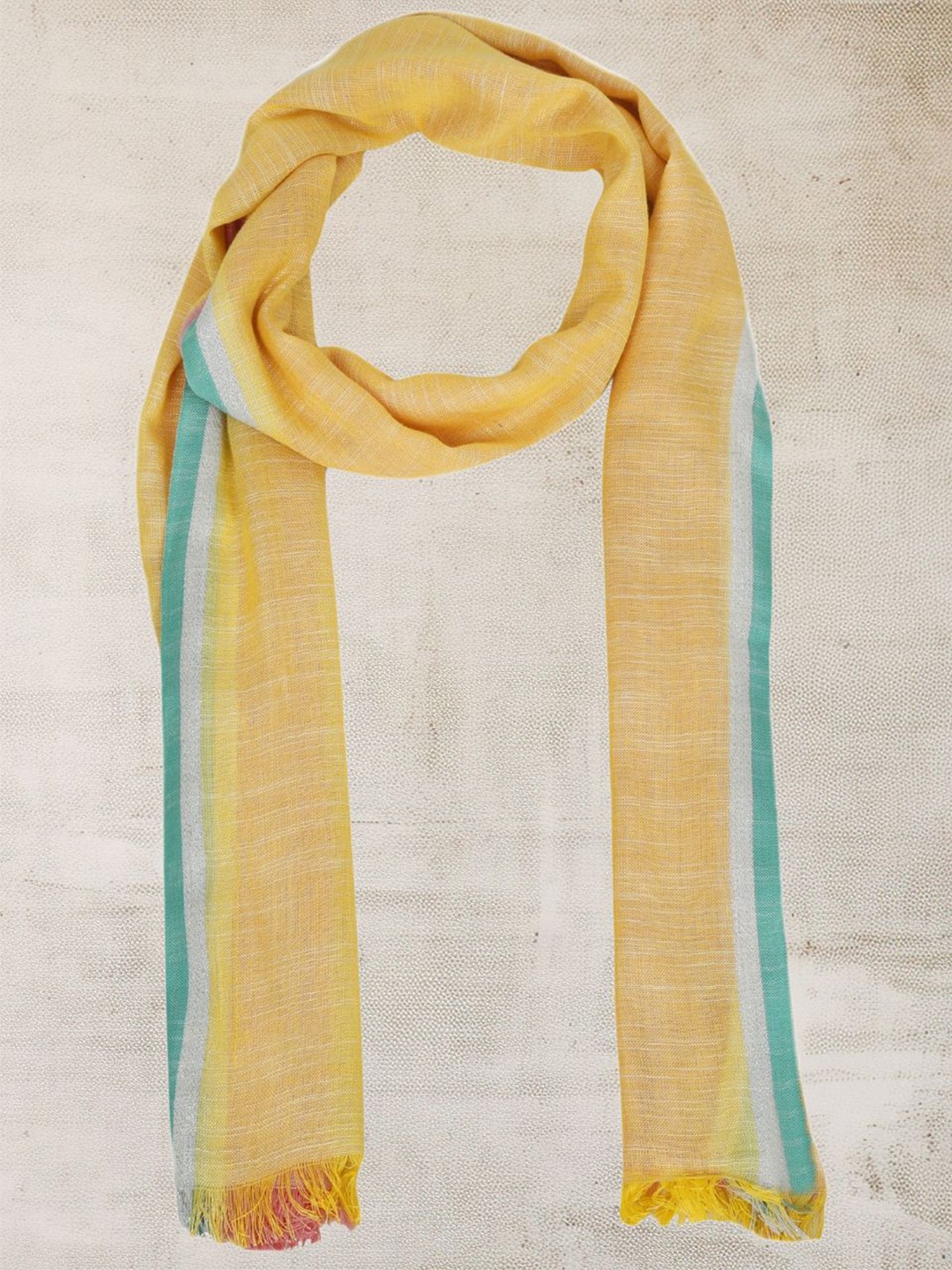 

Dupatta Bazaar Women Dual Colour Stole, Yellow