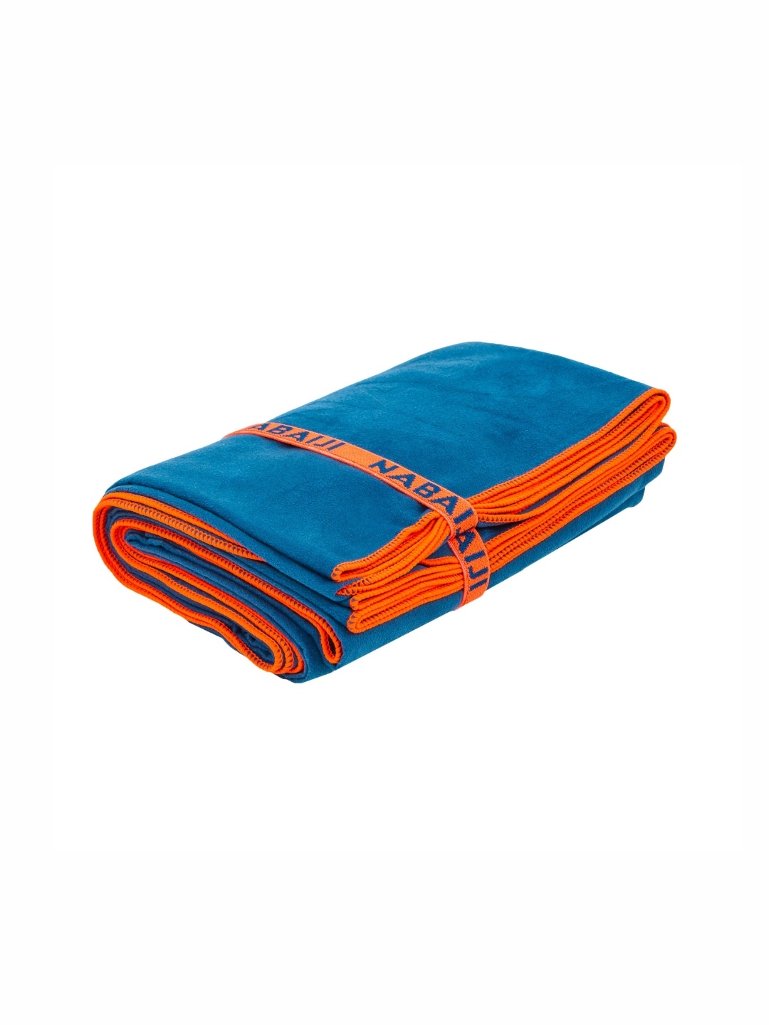 

Nabaiji By Decathlon Blue & Orange 150 GSM Bath Towel