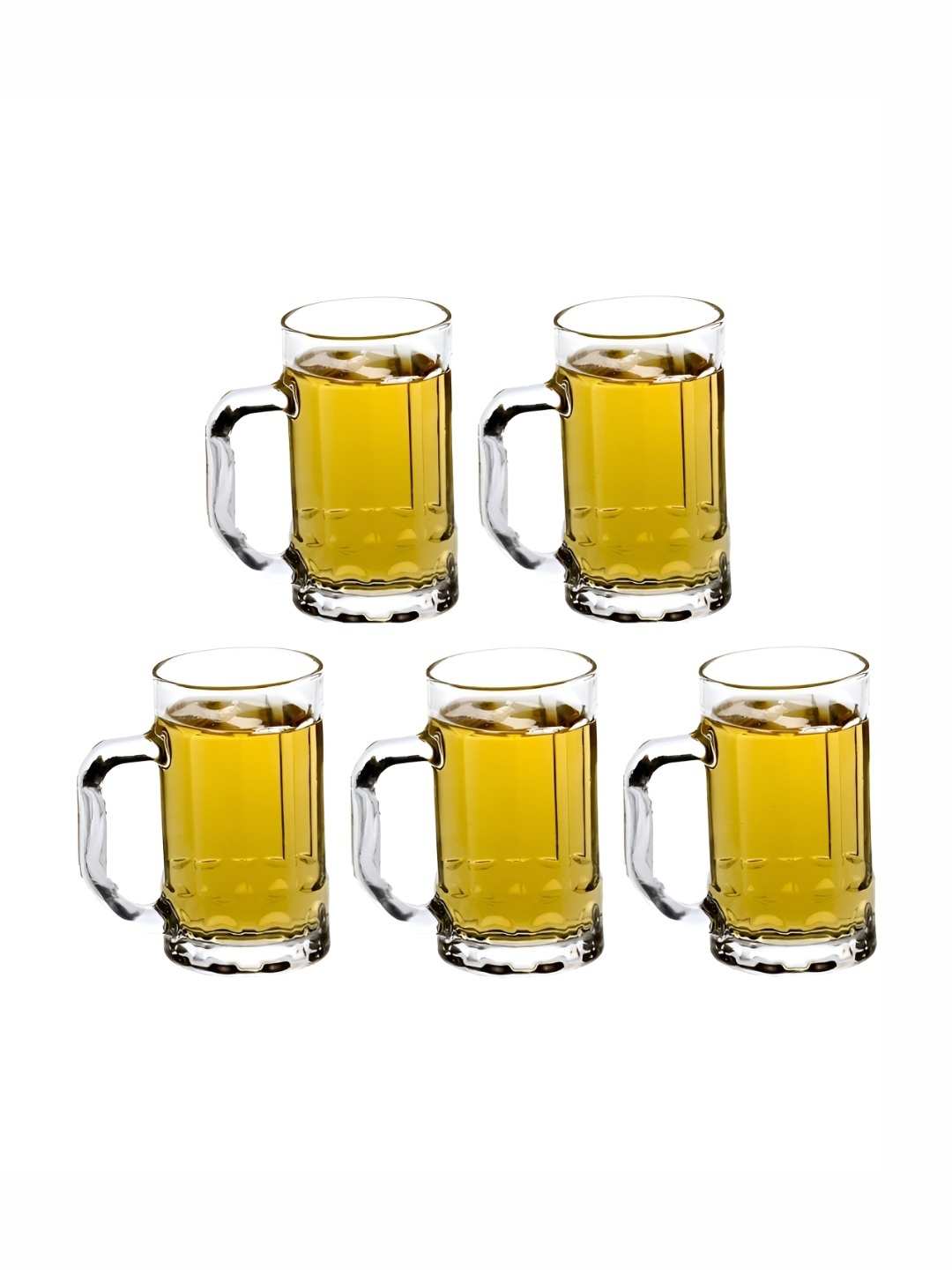 

1ST TIME Transparent 5 Pieces Beer Glass 400 ml