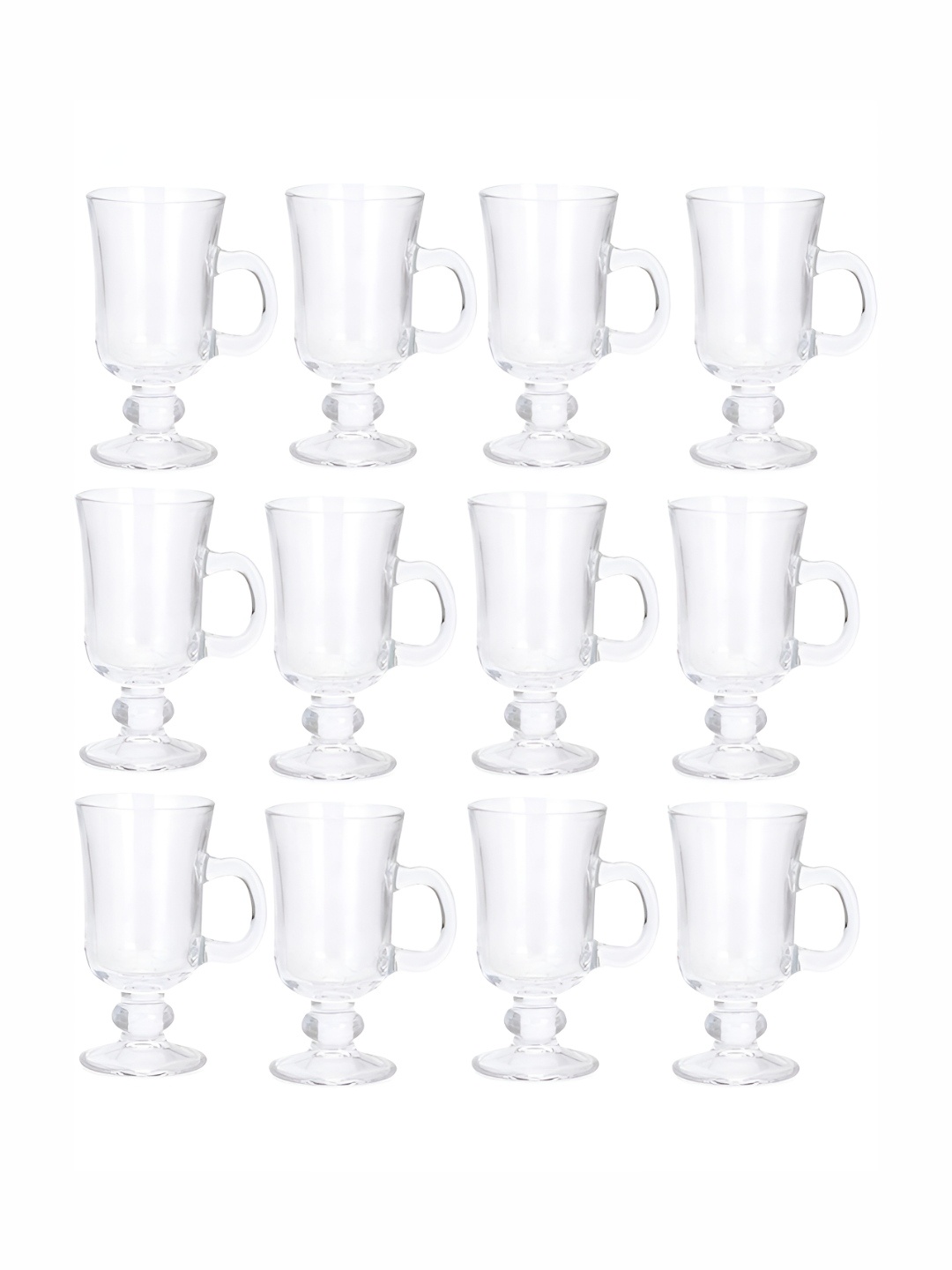 

1ST TIME Transparent 12 Pieces Glass Dishwasher Safe Bar Glasses