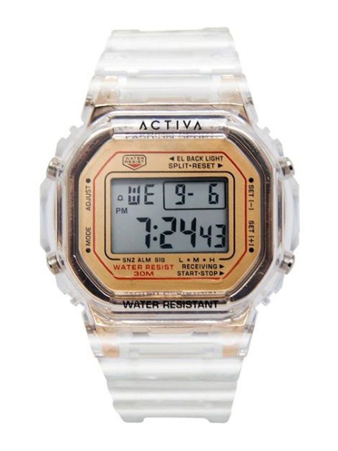 

Invicta Unisex Dial & Straps Digital Watch ACW424-006, Transparent
