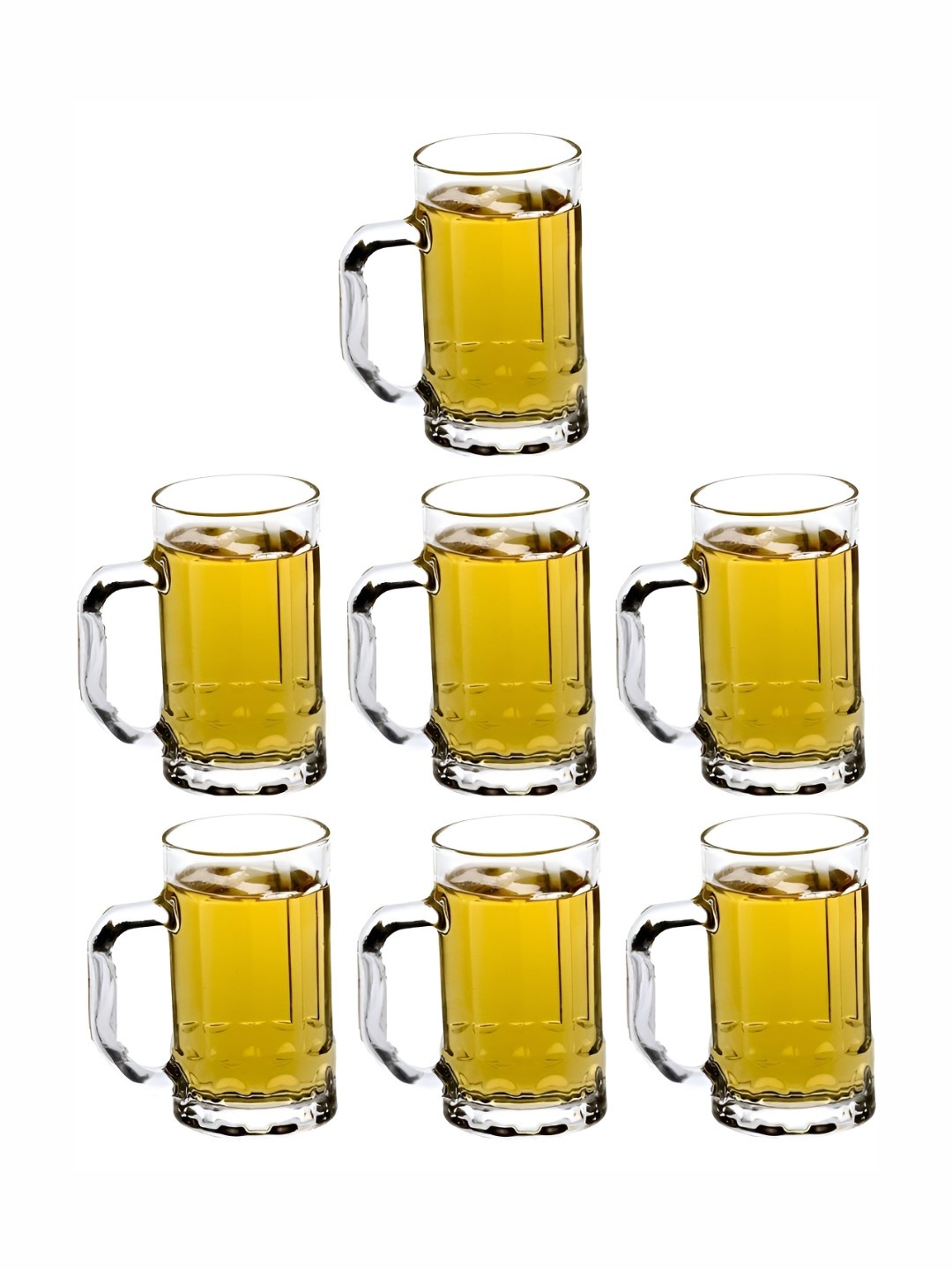 

1ST TIME Unisex Transparent 7 Pieces Beer Glass 400 ml