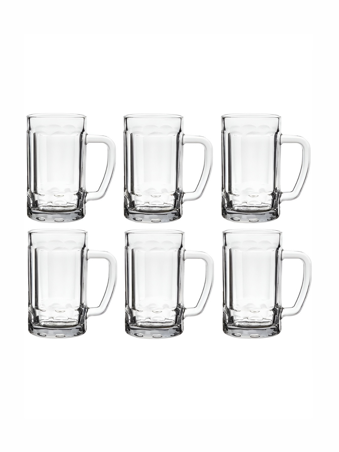 

1ST TIME Unisex Transparent 6 Pieces Beer Glass 400 ml