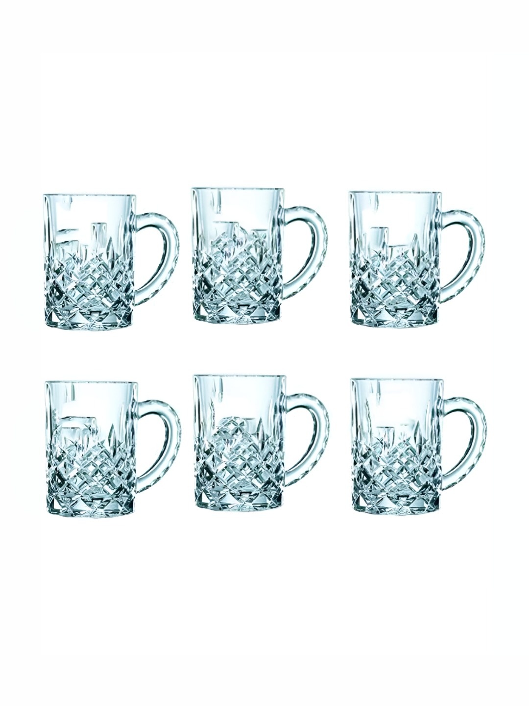 

1ST TIME Unisex Transparent 6 Pieces Beer Glass 450 ml