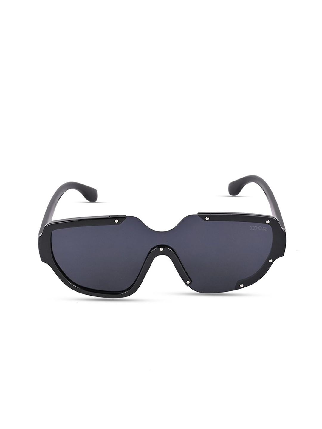 

IDOR Women Square Sunglasses with UV Protected Lens IDOR-2801-C1, Black