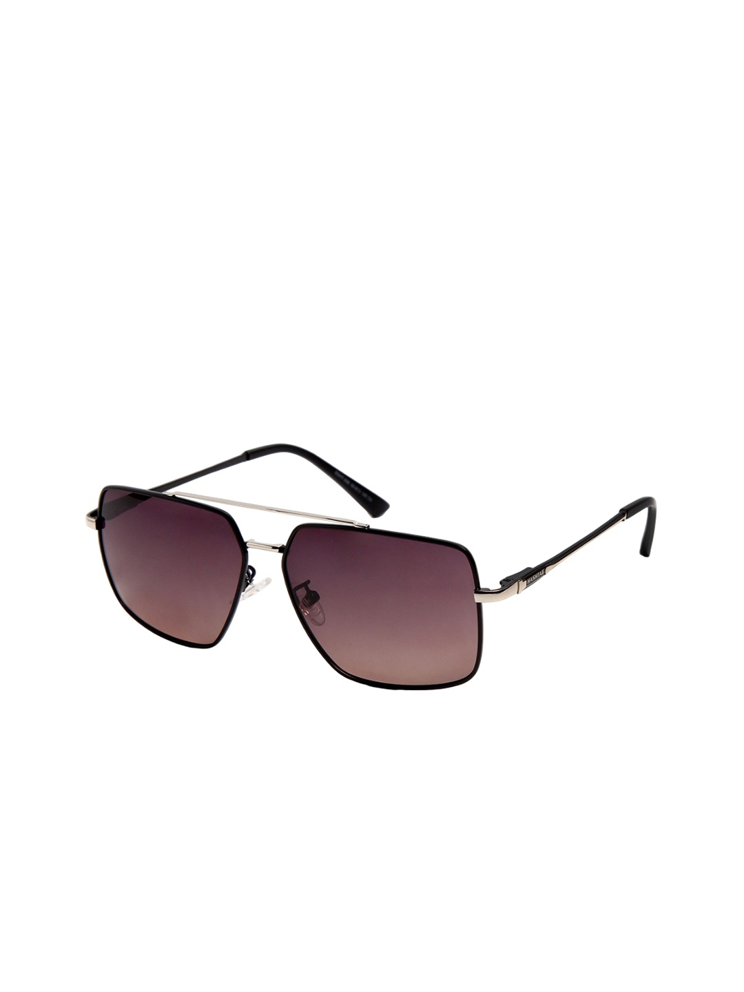 

HASHTAG EYEWEAR Unisex Aviator Sunglasses with Polarised and UV Protected Lens, Pink