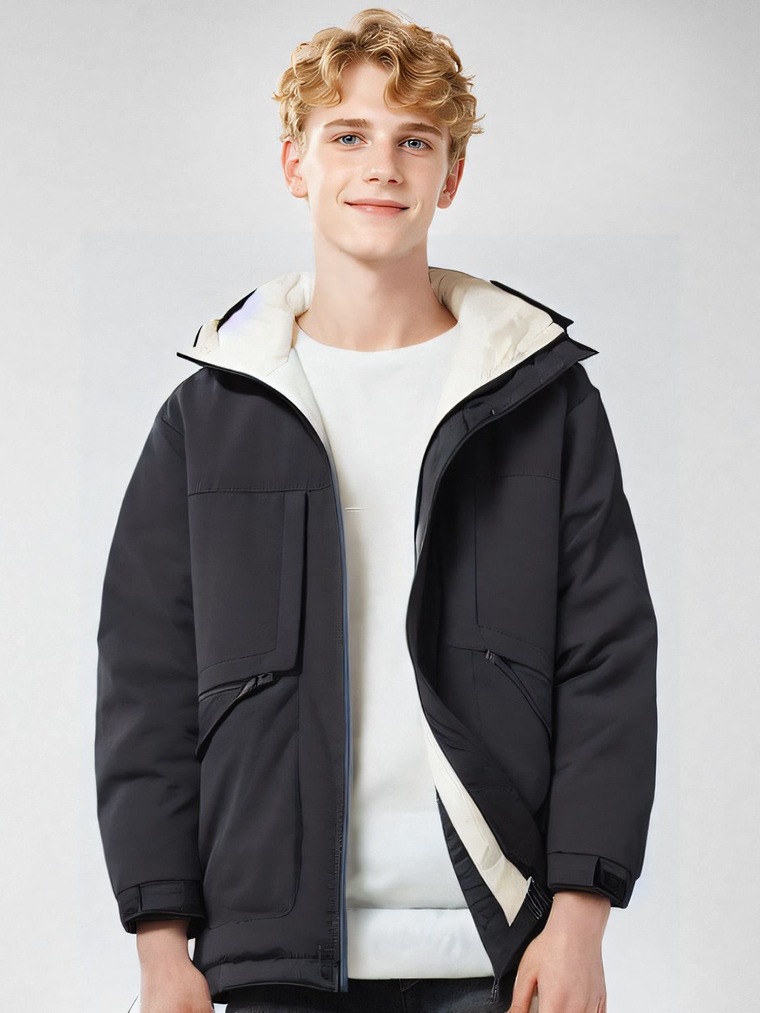

StyleCast x Revolte Men Tailored Jacket, Black