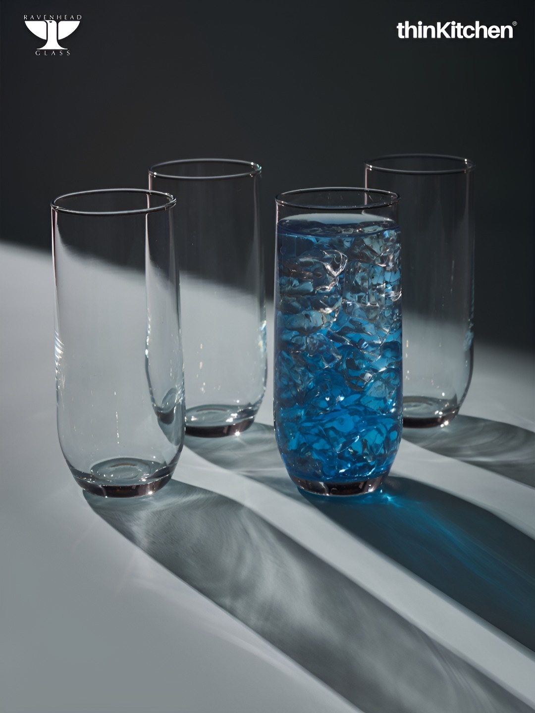 

Ravenhead Transparent 4 Pieces Bar Glass