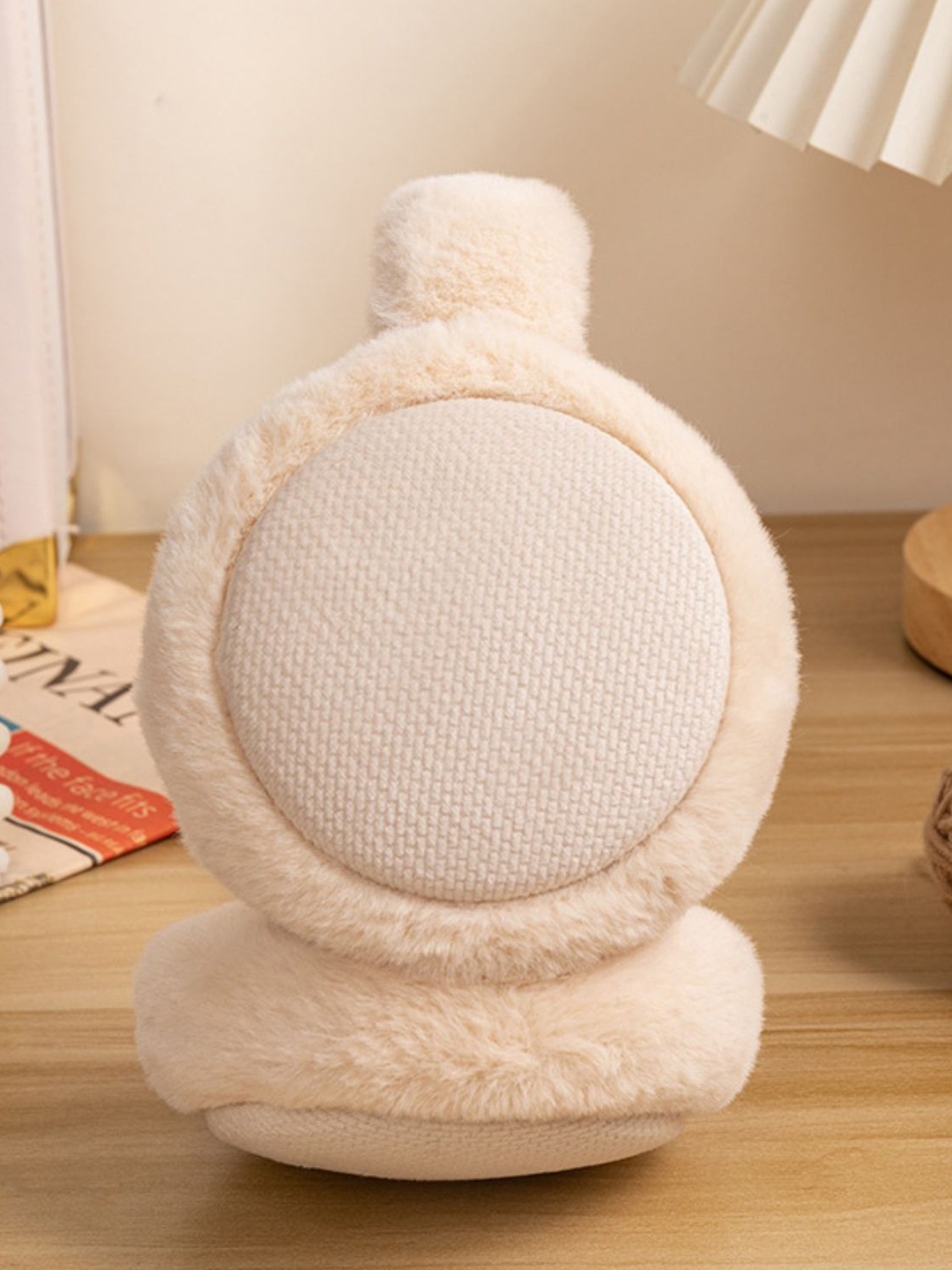 

SYGA Unisex Winter Foldable Ear Muffs, Cream