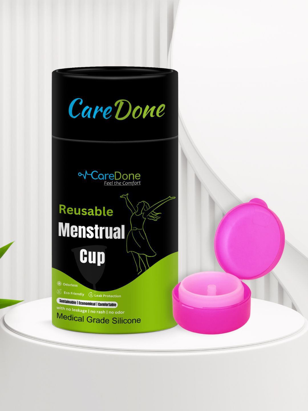 

CareDone Reusable & Leakproof Menstrual Cup - S, Pink