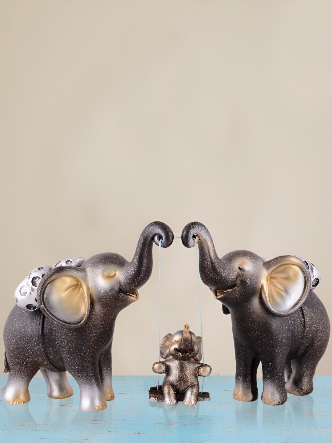 

Zart Brown Elephant Birds and Animals Idol Showpiece