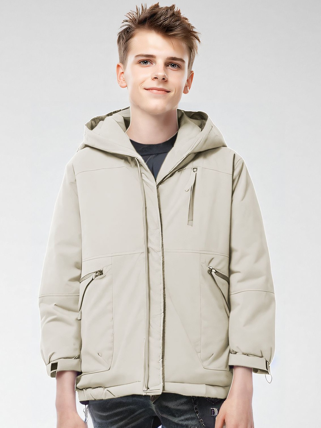 

StyleCast x Revolte Men Tailored Jacket, Beige