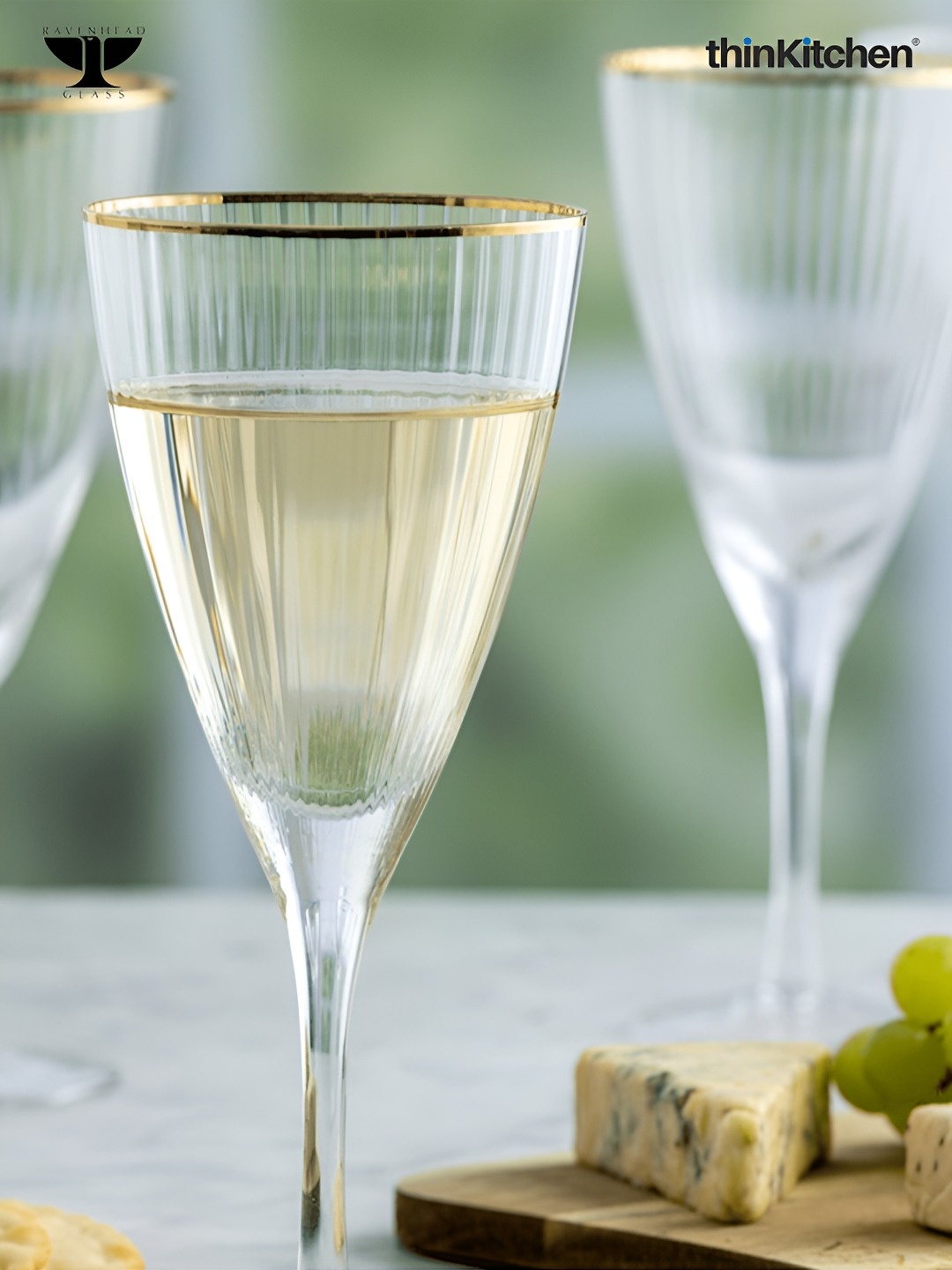 

Ravenhead Transparent & Yellow 2 Pieces Wine Glasses 42 ml