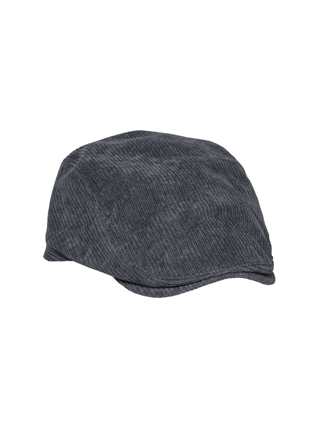 

CHOKORE Unisex Solid Ribbed Ascot Cap, Grey
