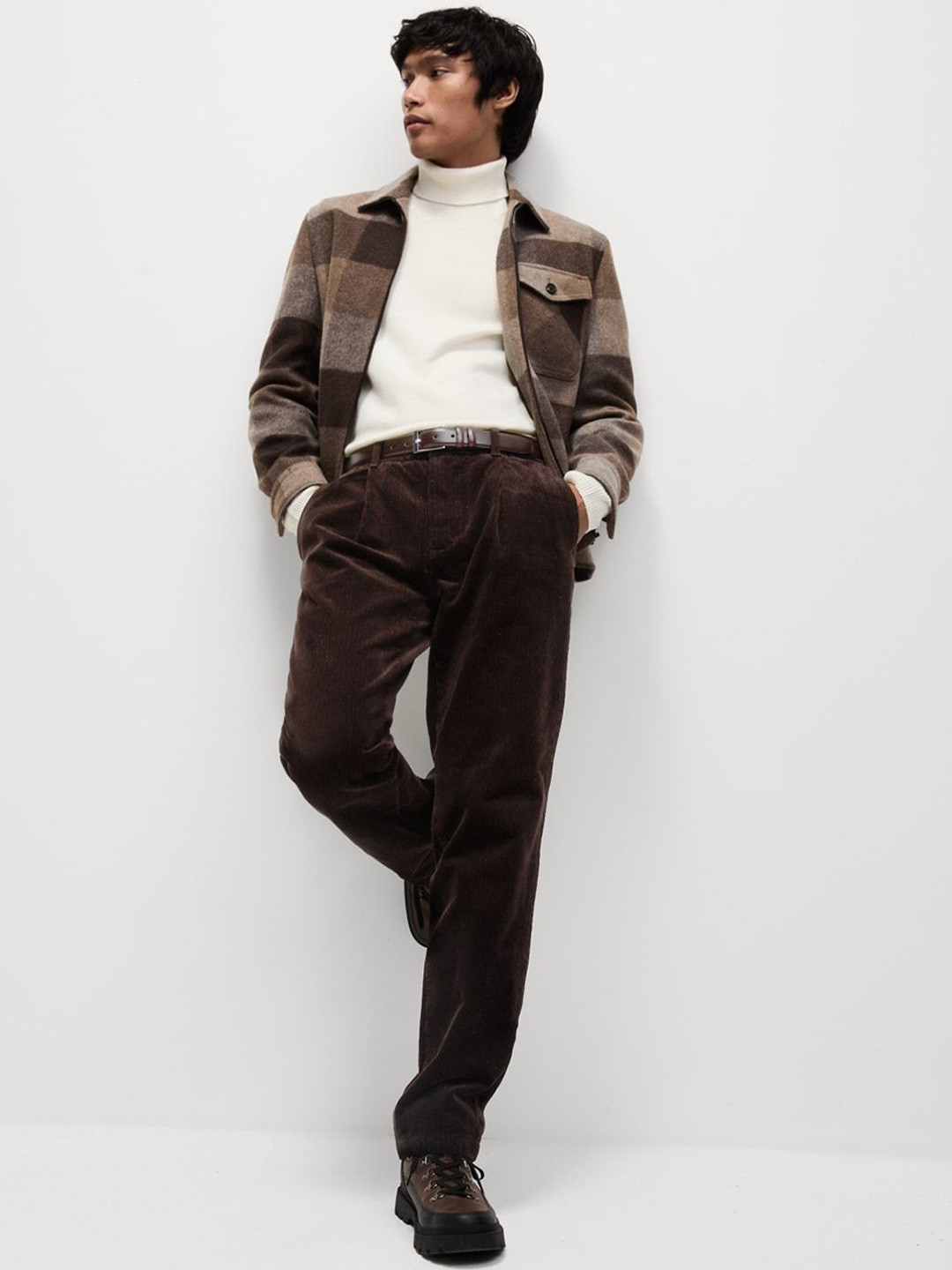 

Marks & Spencer Men Regular Fit Trouser, Brown