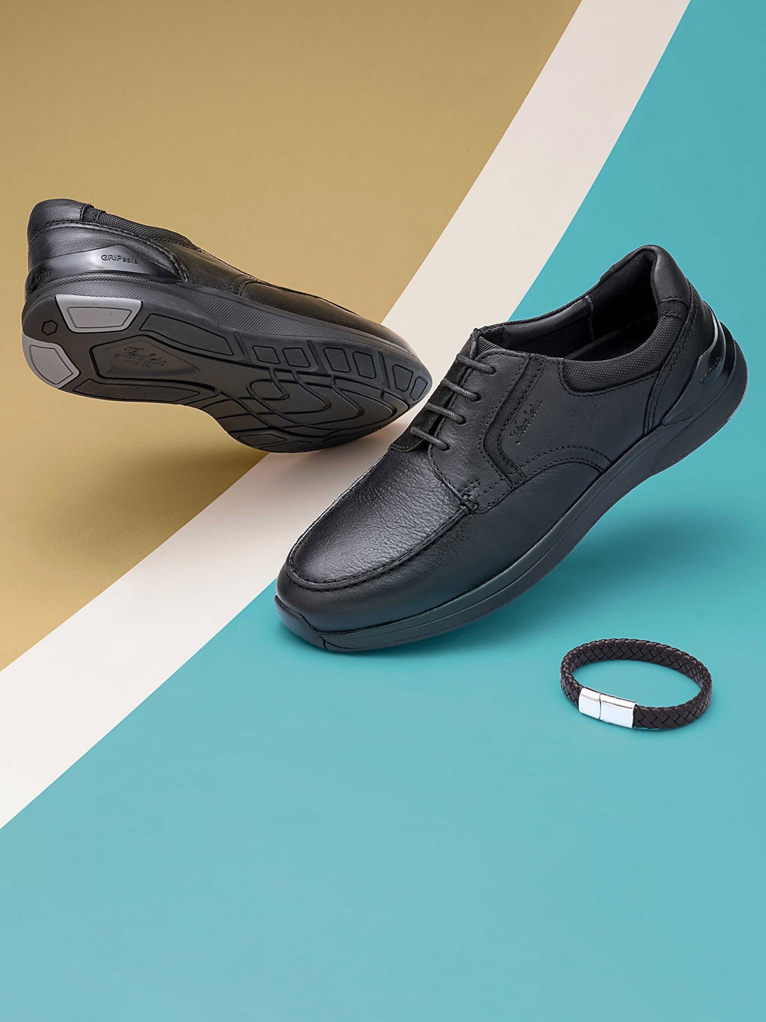 

Florsheim Men Leather Derbys, Black