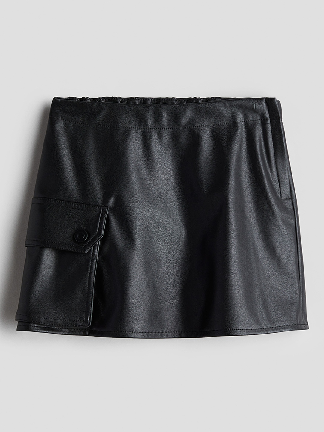

H&M Girls Coated Skirt, Black
