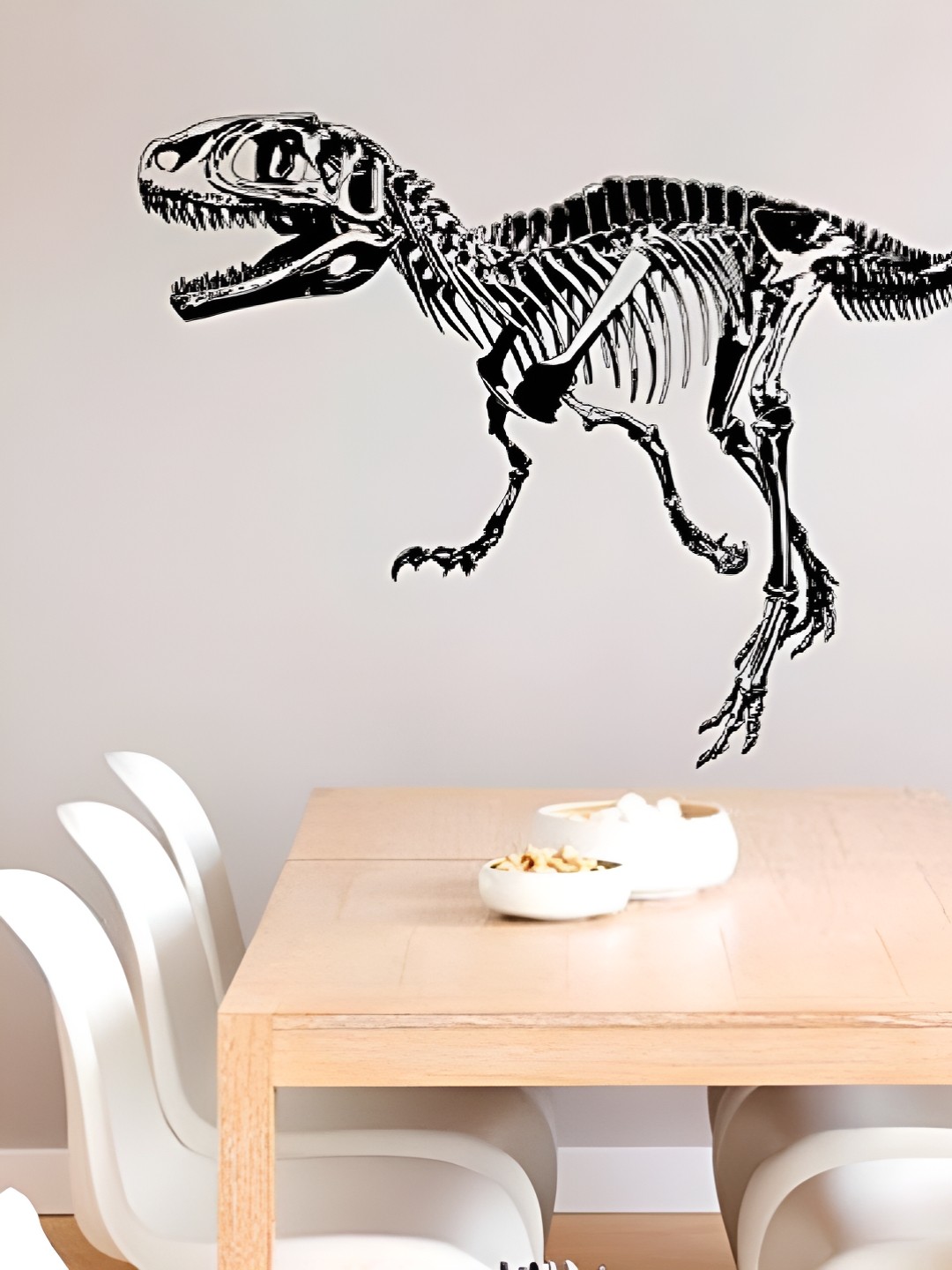 

Asian royal Black Dinosaur Printed Wall Sticker