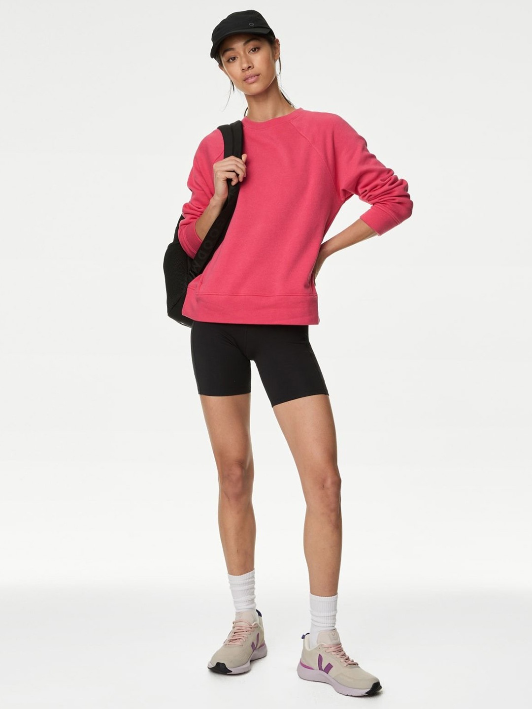 

Marks & Spencer Women Solid Pullover Sweatshirt, Red
