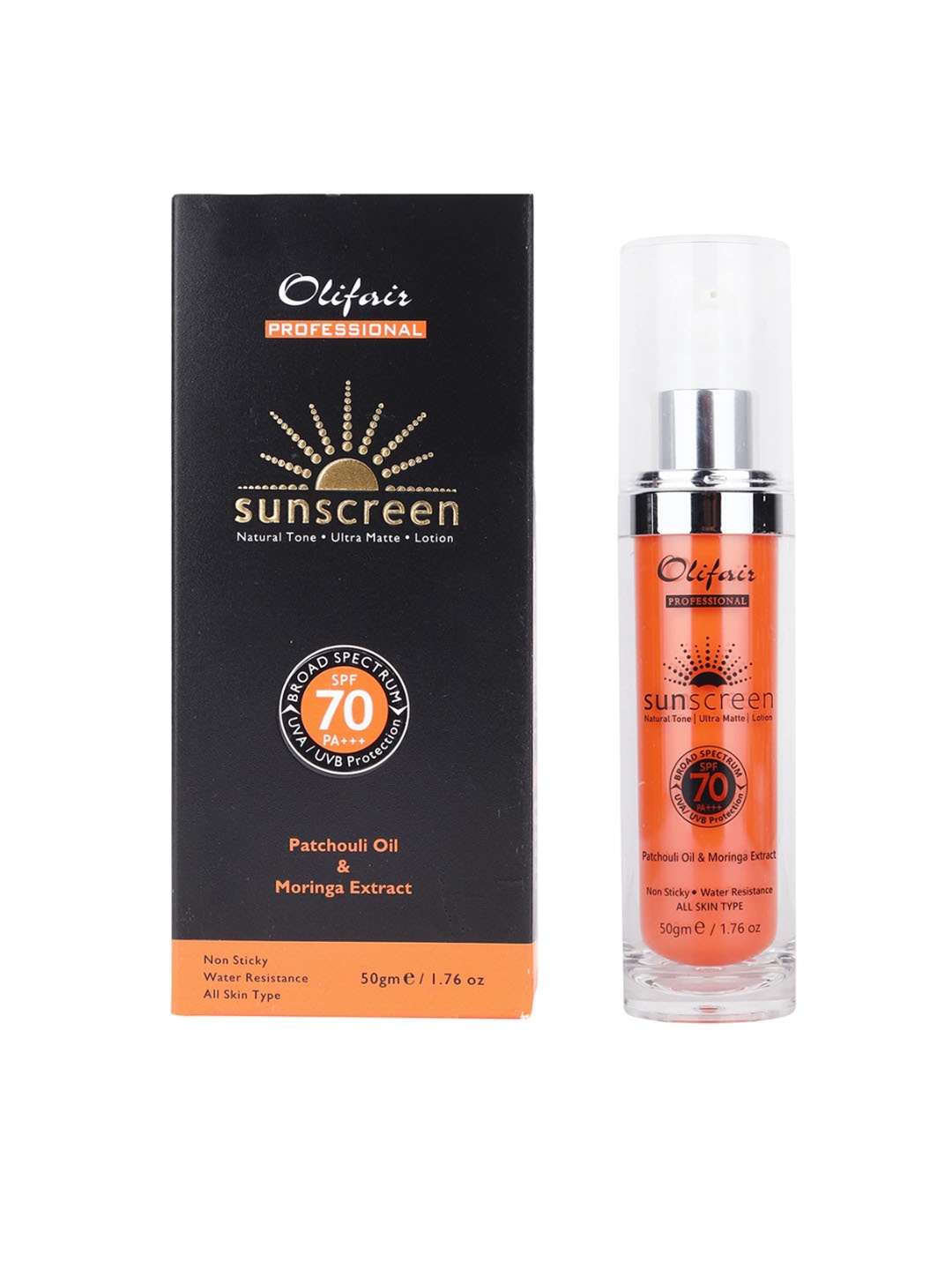 

Olifair Ultra Matte Sunscreen With Patchouli Oil & Morning Extract - 50 gm, White