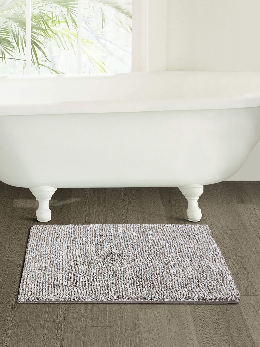 

OBSESSIONS Beige 2400 GSM Anti-Skid Bath Rug