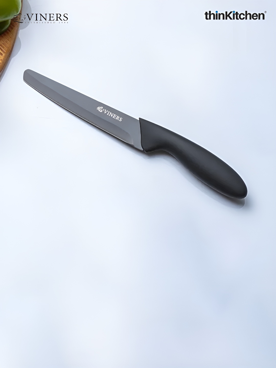 

Viners Assure Silver-Toned & Black Stainless Steel Knife