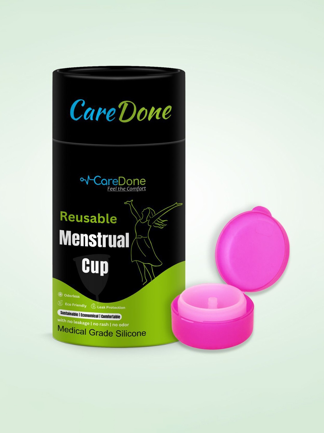 

CareDone Reusable & Leakproof Menstrual Cup - S, Pink