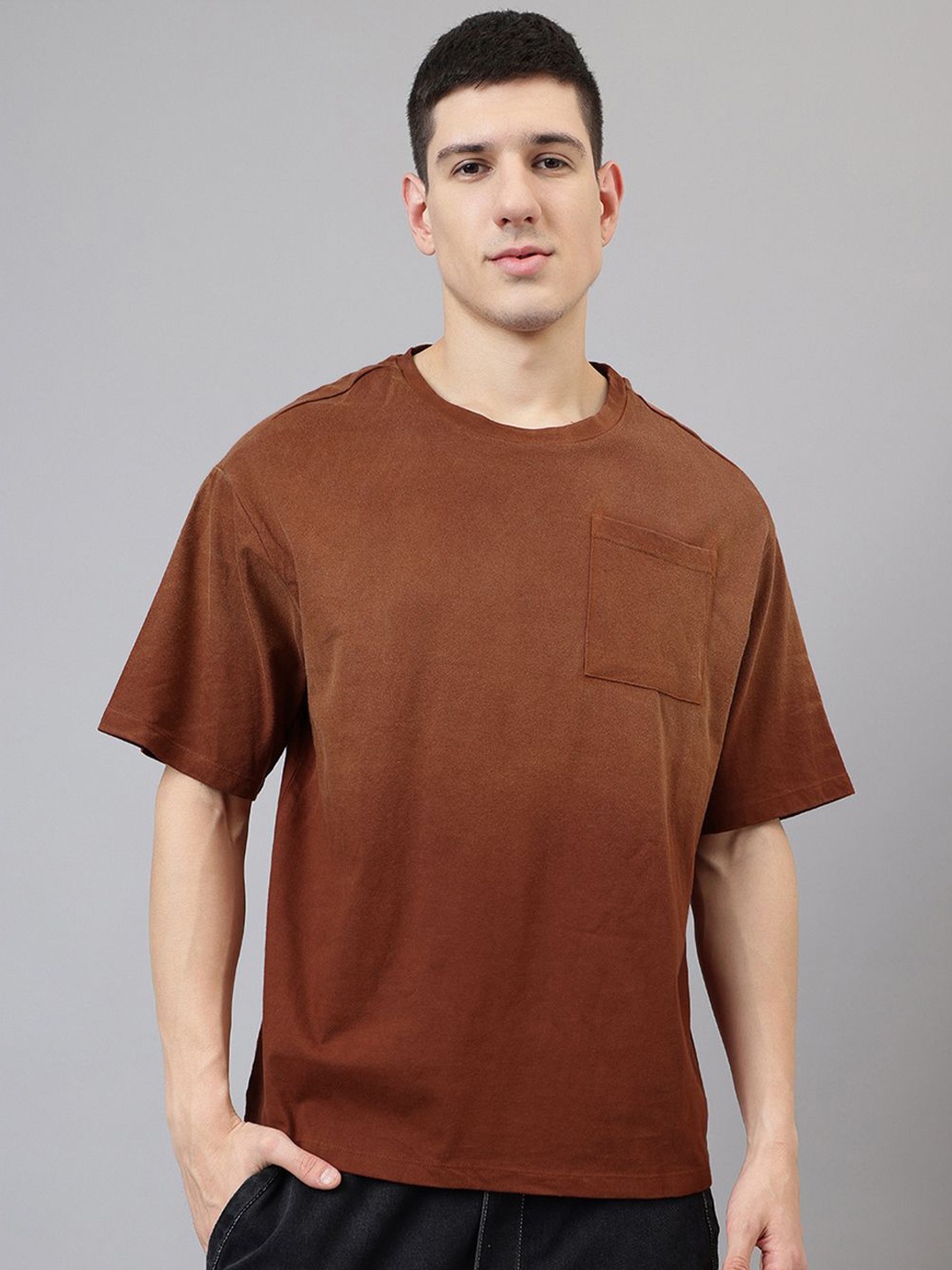 

Free Authority Tie-Dyed Oversized T-Shirt, Brown