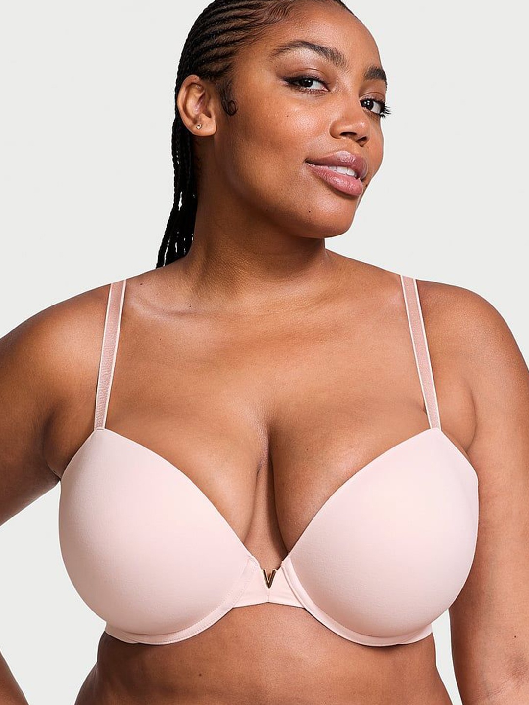 

Victoria's Secret Medium Coverage Underwired Lightly Padded Push-Up Bra, Pink