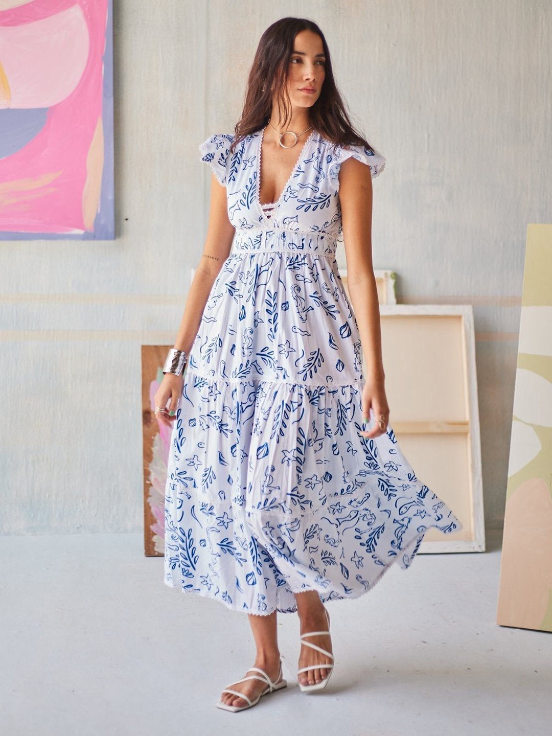 

Sage by Mala Procida Dress for Women, Multi
