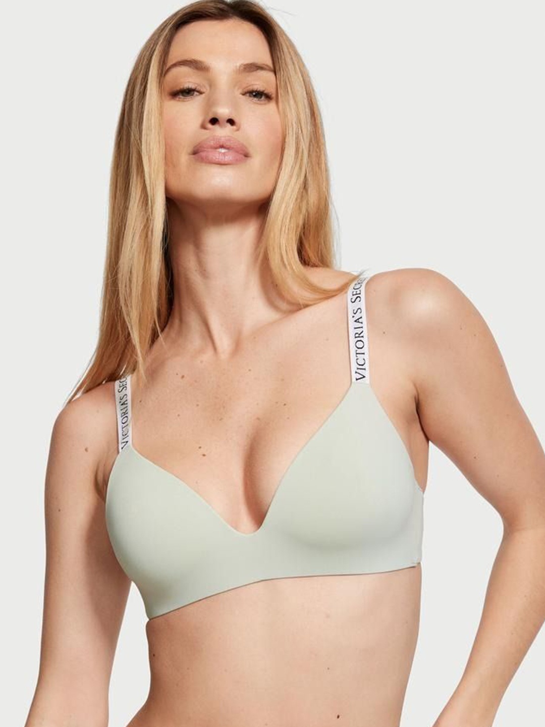 

Victoria's Secret Medium Coverage Underwired Lightly Padded T-Shirt Bra, Grey