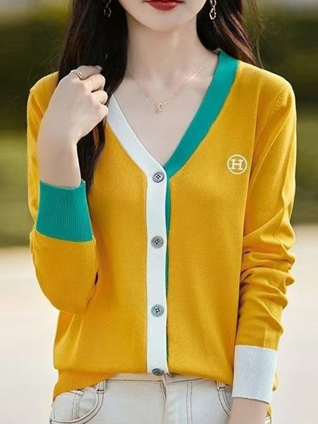 

StyleCast Women Cardigan, Yellow