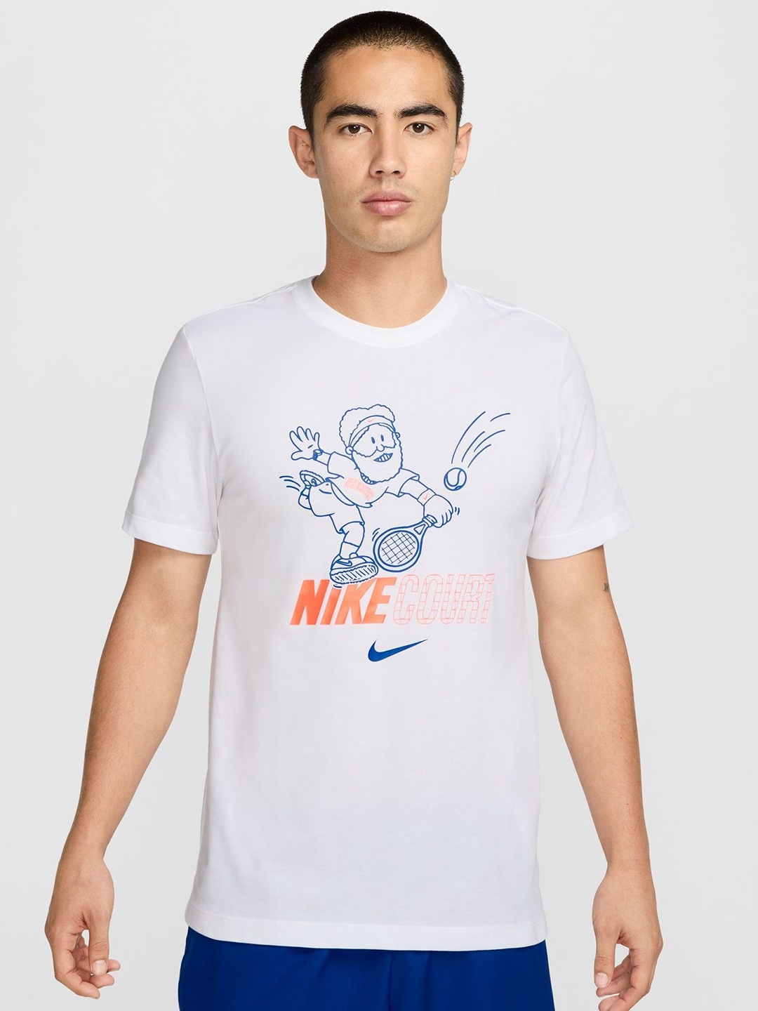 

Nike Court Men's Dri-FIT Tennis T-Shirt, White