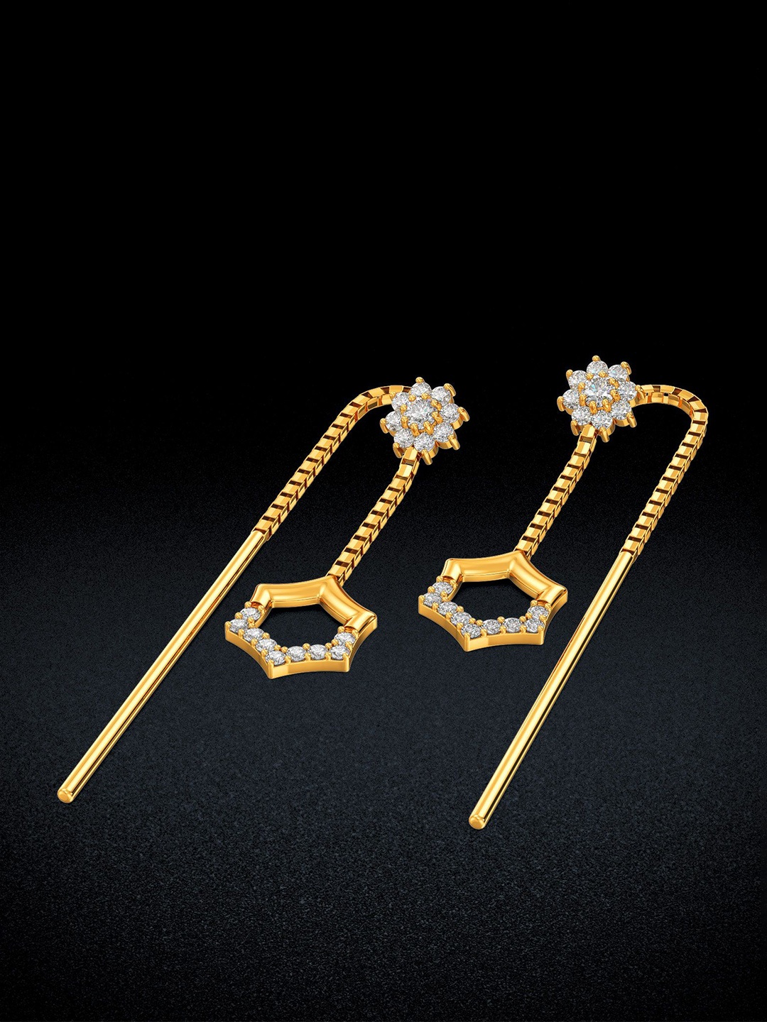 

Joyalukkas Women 22KT Gold Earrings 2.95gm